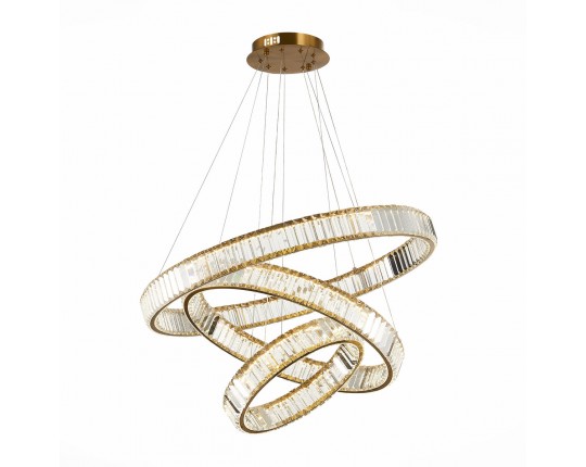 SL1622.303.03 Люстра подвесная ST-Luce Латунь/Прозрачный LED 1*122W 4000K