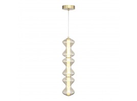 SL6136.213.01 Светильник подвесной ST-Luce золото/коньячный LED 1*18W 3000K