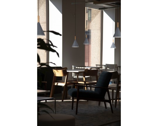 SLE1255-423-01 Светильник подвесной Черный/Серый E27 1*40W