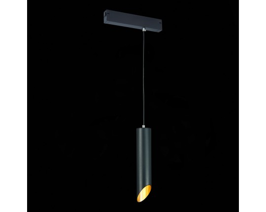 ST508.403.01 Св-к трек. Черный GU10 1*50W  IP20 D60xH300 180-240V Без ламп