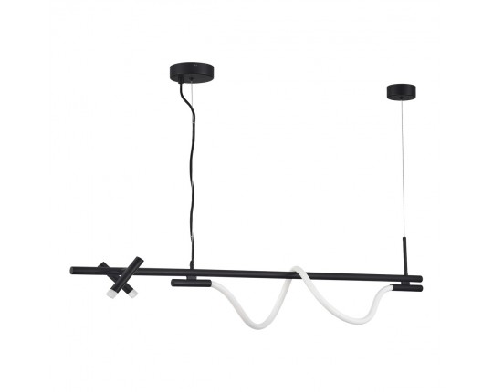 SL6118.403.03 Светильник подвесной ST-Luce Черный/Черный LED 2+1*3+11W 4000K