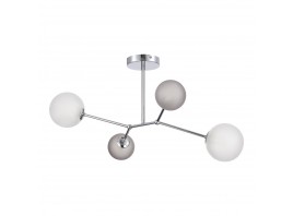 SLE1107-103-04 Светильник подвесной Хром/Белый, Серый G9 LED 4*5W 4000K