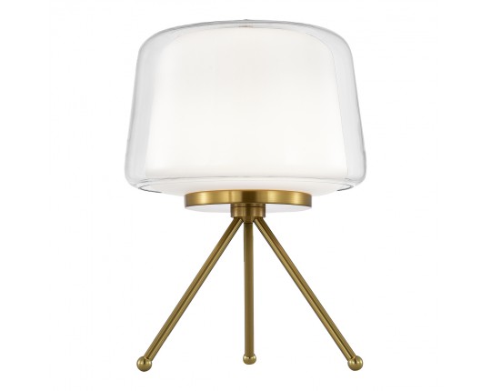 SL6127.304.01 Прикроватная лампа ST-Luce Латунь/Белый, Прозрачный LED 1*16W 3000K