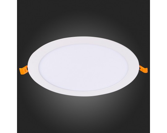 ST209.548.18 Св-к встр. Белый LED 1*18W 4000K 1 350Lm Ra80 110° IP20 D225xH8 90-265V