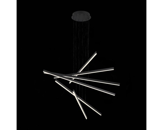 SL394.423.06 Люстра подвесная ST-Luce Черный/Белый LED 1*100W 4000K