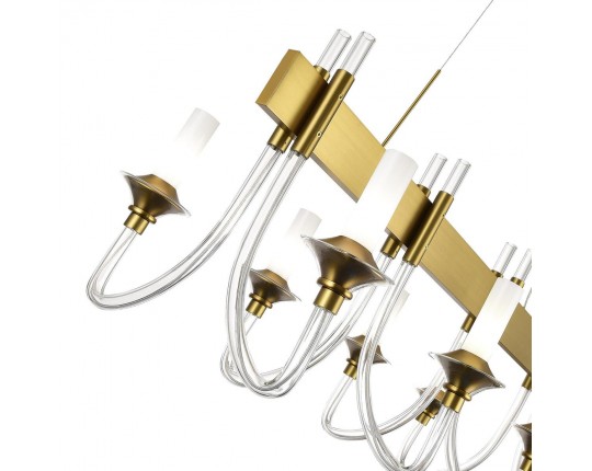 SL1241.213.08 Люстра подвесная ST-Luce Золотистый/Белый E14 8*40W