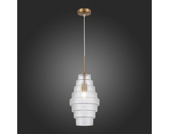 SL1001.213.01 Подвес ST-Luce Латунь/Прозрачный E27 1*40W