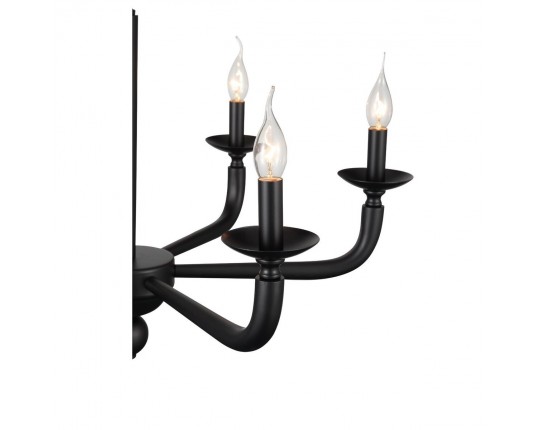 SL1114.403.06 Люстра подвесная ST-Luce Черный E14 6*40W