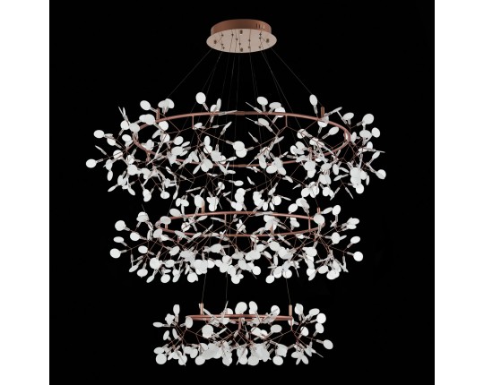 SL379.203.486 Люстра подвесная ST-Luce Медный/Белый LED 486*0,5W 3500K  (из 3-х коробок)