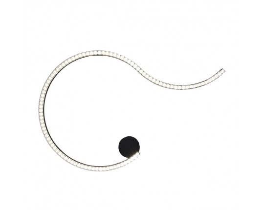 SL1018.403.01 Светильник подвесной ST-Luce черный/прозрачный LED 1*65W 4000K