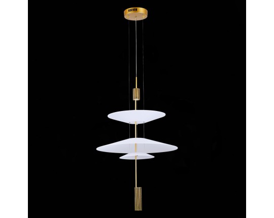 SL6101.213.01 Люстра подвесная ST-Luce Золотистый/Белый LED 1*15W 3000K
