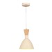 SLE1256-503-01 Светильник подвесной Бежевый/Бежевый, Светлое дерево, Золотистый E14 1*40W