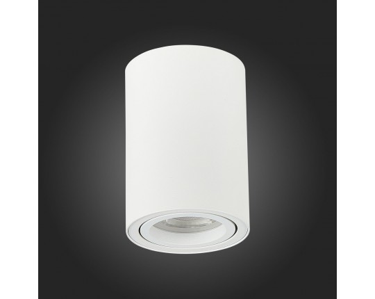 ST108.507.01 Светильник потолочный Белый GU10 1*50W  IP20 D70xH100 220V Без ламп