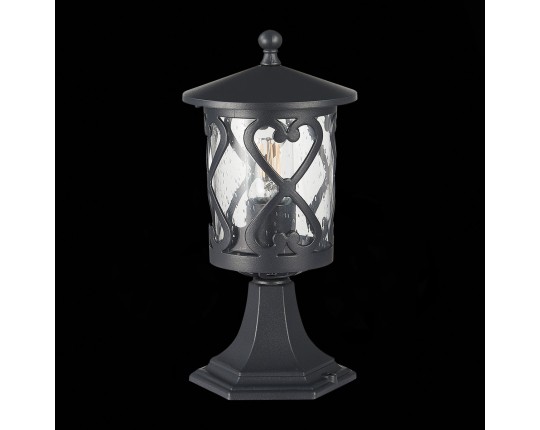 SL085.405.01 Светильник уличный наземный ST-Luce Черный/Черный, Прозрачный E27 1*60W