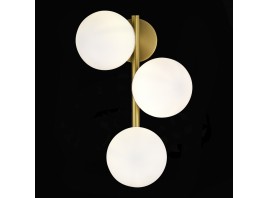 SLE1191-201-03 Светильник настенный Золотистый/Белый E27 3*60W