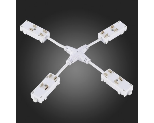 ST015.522.20 X- оБразный коннектор Skyline 220 ST-Luce Белый