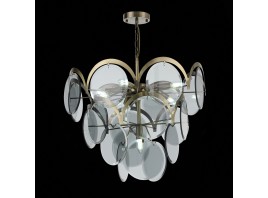 SL1161.373.09 Люстра подвесная ST-Luce Бронза/Дымчатый E14 9*60W