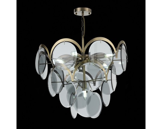 SL1161.373.09 Люстра подвесная ST-Luce Бронза/Дымчатый E14 9*60W