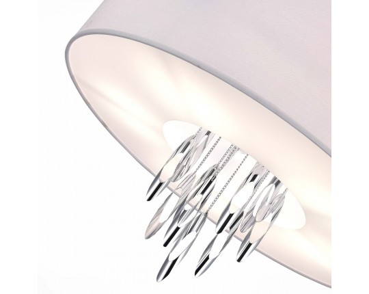 SL1353.103.05 Люстра подвесная ST-Luce Хром/Белый E14 5*60W