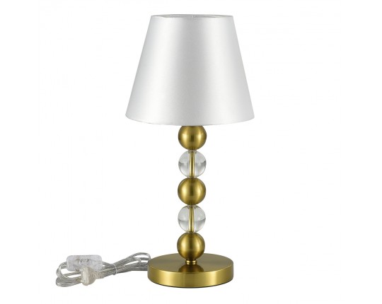 SL2003.304.01 Прикроватная лампа ST-Luce латунь/белый E27 1*40W