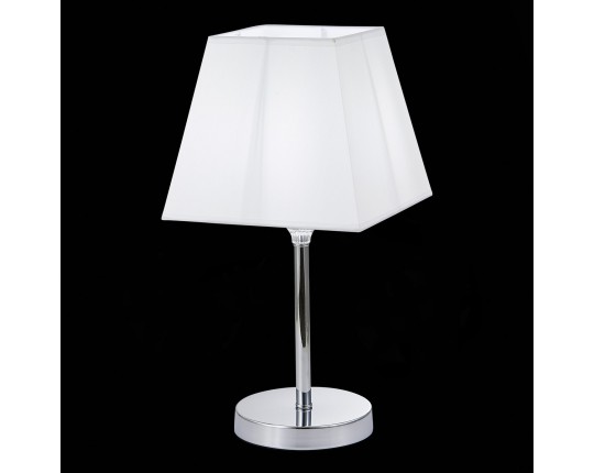 SLE107604-01 Прикроватная лампа Хром/Белый E14 1*40W