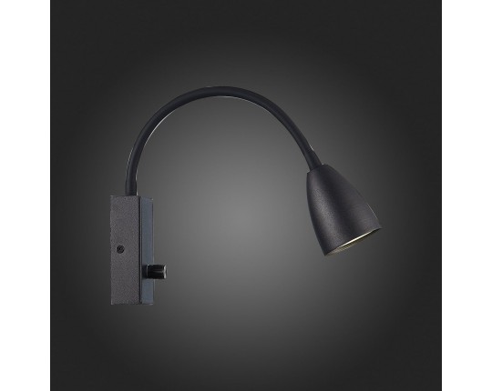 SL1014.401.01 Светильник настенный ST-Luce Черный/Черный GU10 1*3W