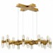 SL6007.203.26 Люстра подвесная ST-Luce Латунь/Прозрачный LED 26*2,5W 4000K