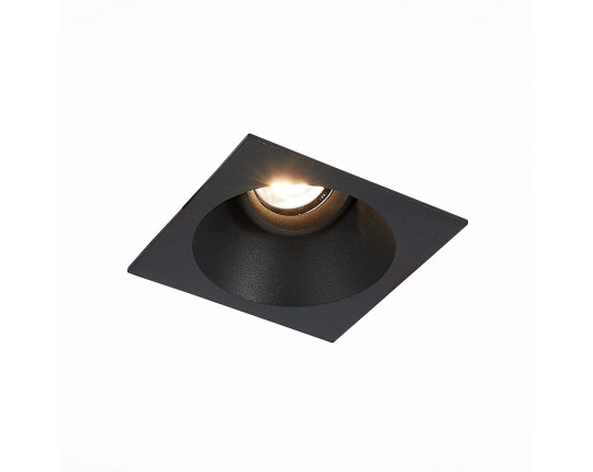 ST207.418.01 Св-к встр. Черный GU10 1*50W  L103xW103xH52 220V Без ламп