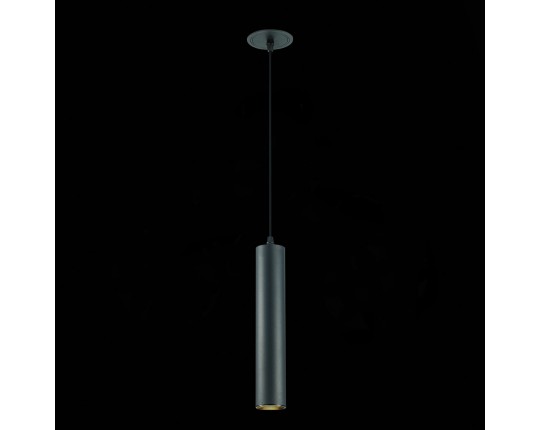 ST151.408.01 Встраиваемый подвесной светильник Черный GU10 1*50W  IP20 D54xH290 220V Без ламп