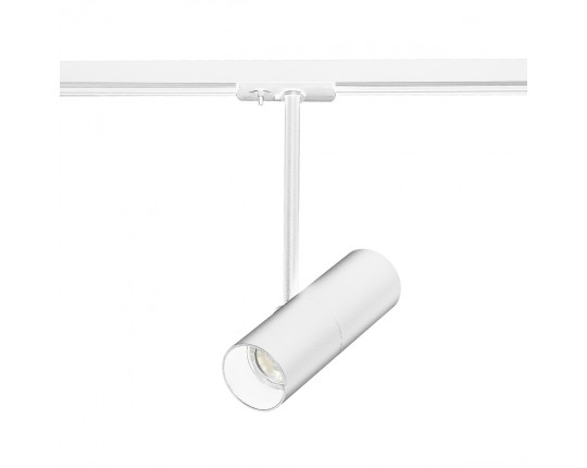 ST381.506.01 Св-к трек. Белый GU10 1*50W IP20 DxH- 220V Без ламп