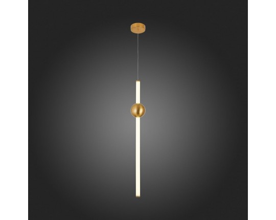 SL1222.213.01 Светильник подвесной ST-Luce Золотистый/Золотистый, Белый LED 1*18W 4000K