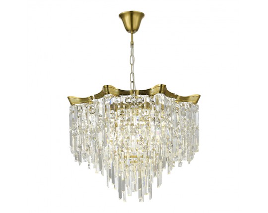 SL1659.303.10 Светильник подвесной ST-Luce Латунь/Прозрачный E14 10*60W