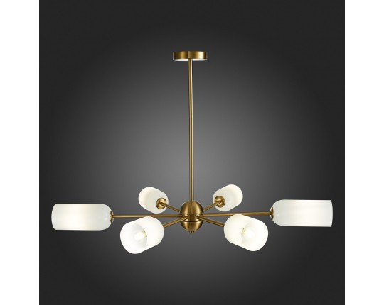 SL1180.202.06 Люстра потолочная ST-Luce Золотистый/Белый E14 6*40W