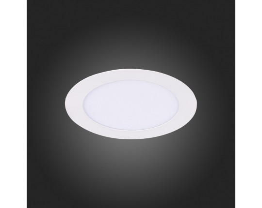 ST210.538.08 Св-к встр. Белый LED 1*8W 3000K 640Lm Ra80 110° IP20 D120xH30 220-240V