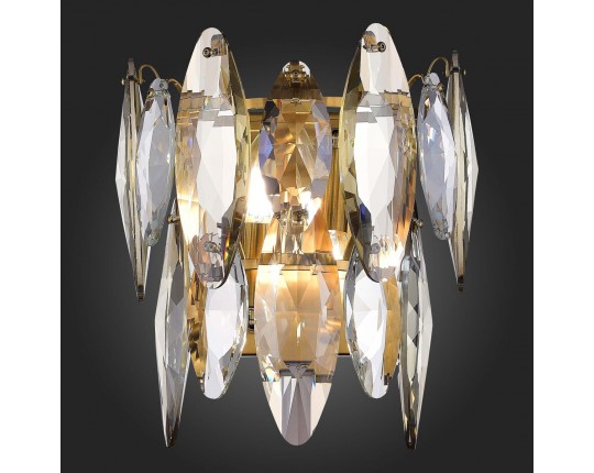 SL1227.301.02 Бра ST-Luce Латунь/Прозрачный E14 2*40W