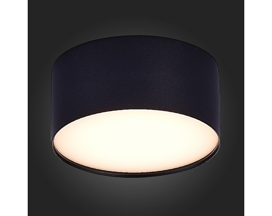 ST606.432.12 Светильник потолочный Черный LED 1*12W 3000K 1 080Lm Ra>85 120° IP20 D120xH55 185-265V