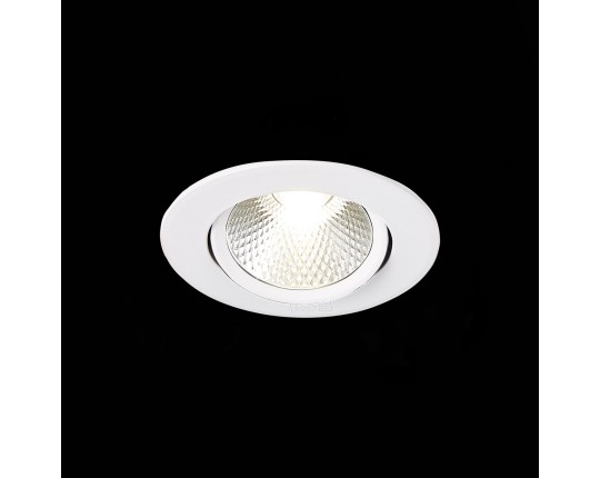 ST211.548.06.24 Св-к встр. Белый LED 1*6W 4000K 480Lm Ra80 24° IP20 D86xH50 220-240V