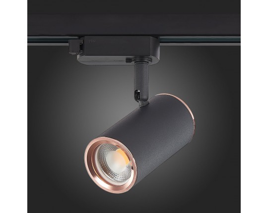ST301.426.01 Св-к трек. Черный GU10 1*50W L104xW54xH111 220V Без ламп