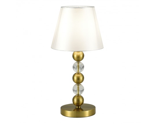 SL2003.304.01 Прикроватная лампа ST-Luce латунь/белый E27 1*40W