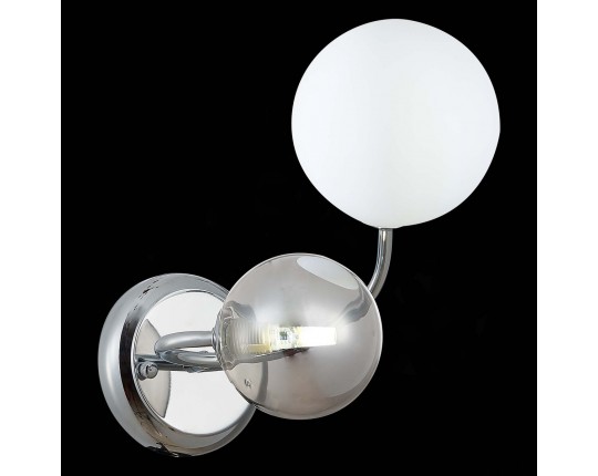 SLE220911-02 Светильник настенный Хром/Белый, Дымчатый G9 LED 2*5W