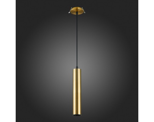 ST151.308.01 Встраиваемый подвесной светильник Золотистый GU10 1*50W  IP20 D54xH290 220V Без ламп