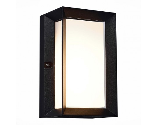 SL077.411.01 Светильник уличный настенный ST-Luce Черный/Белый LED 1*6W 3000K