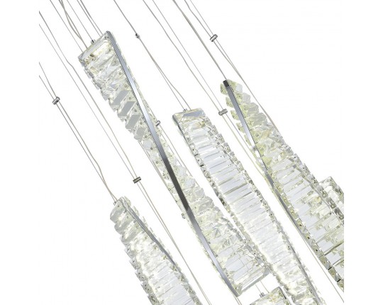 SL6205.103.09 Светильник подвесной ST-Luce Хром/Прозрачный LED 1*99W 4000K