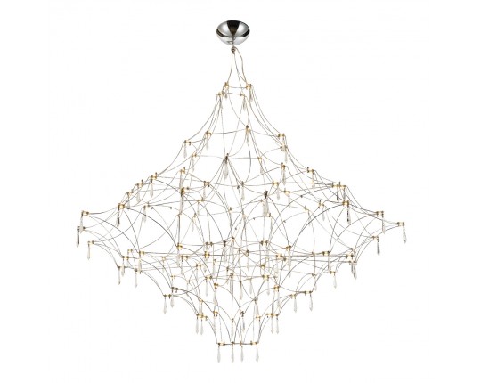 SL6601.103.114 Светильник подвесной ST-Luce Хром/Прозрачный LED 114*0,5W 3000K