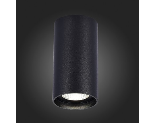 ST157.432.15 Светильник потолочный Черный LED 1*15W 3000K 1 200Lm Ra>90 60° IP44 D75xH140 220-265V