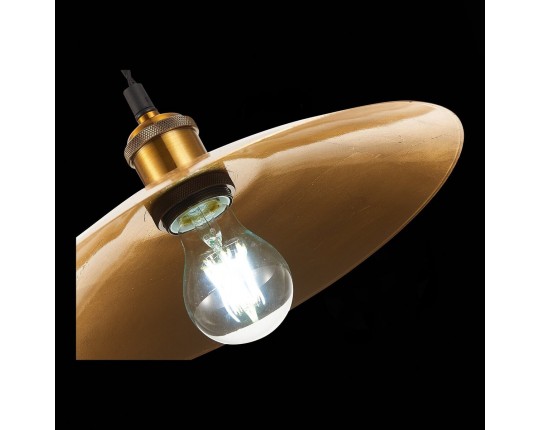 SL1017.203.01 Светильник подвесной ST-Luce Черный/Золотистый E27 1*60W