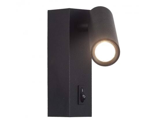 ST161.411.05 Светильник настенный ST-Luce Черный/Черный LED 1*5W 3000K