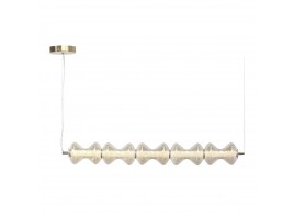 SL6136.243.01 Светильник подвесной ST-Luce золото/коньячный LED 1*28W 3000K