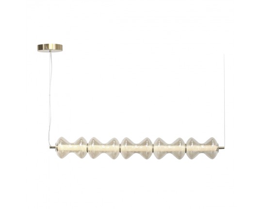 SL6136.243.01 Светильник подвесной ST-Luce золото/коньячный LED 1*28W 3000K