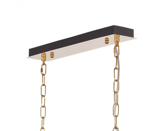 SL6138.303.14 Светильник подвесной ST-Luce латунь/прозрачный E14 14*40W